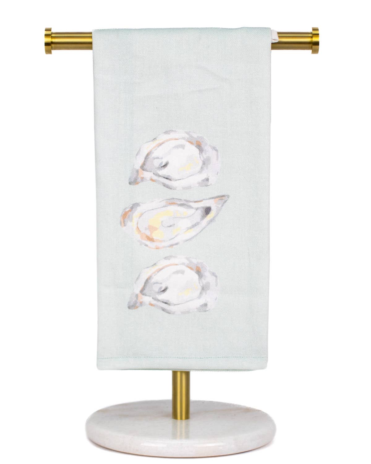 Watercolor Oyster Hand Towel Ice/Multi 20x28