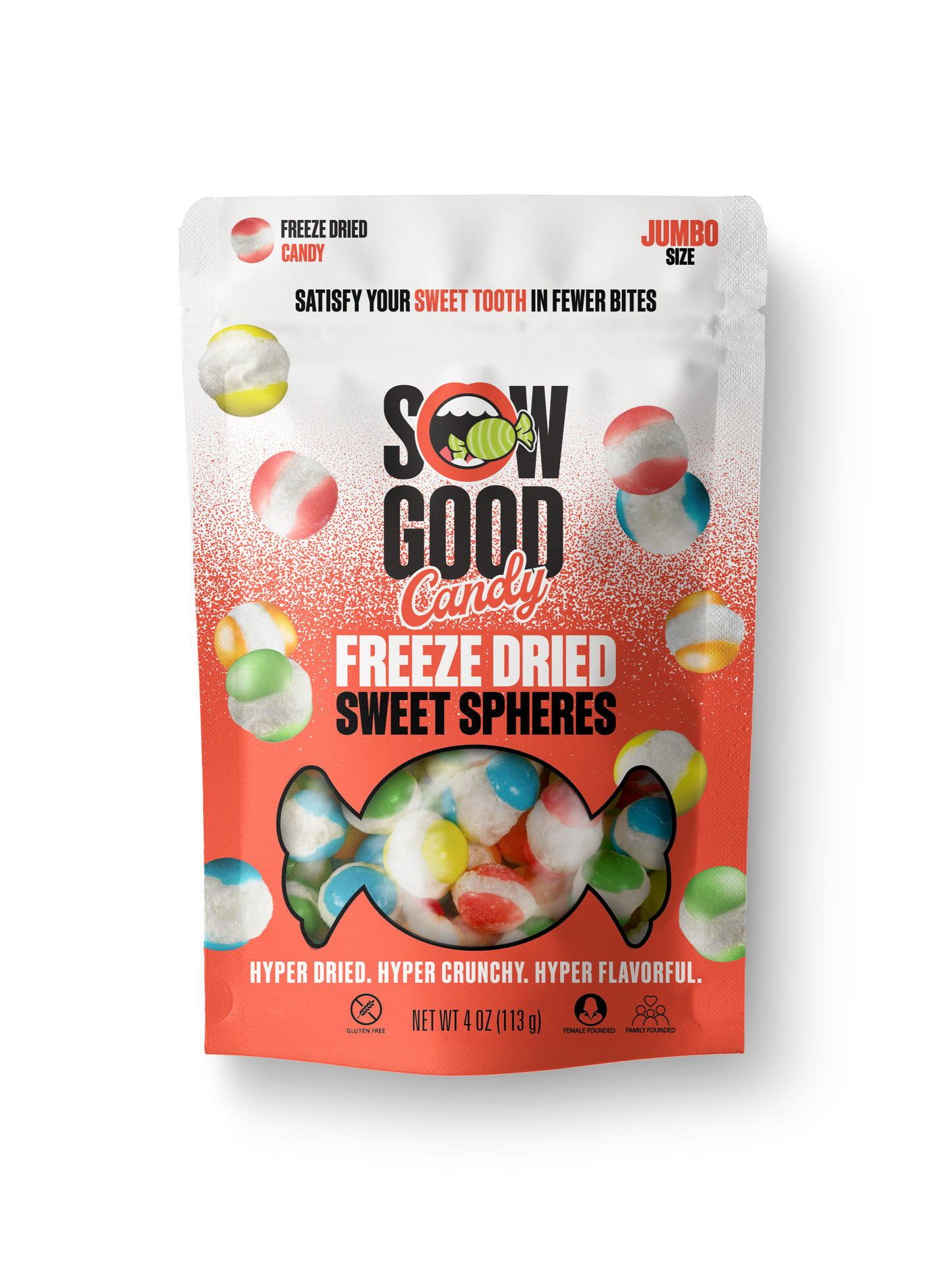Freeze Dried Sweet Spheres