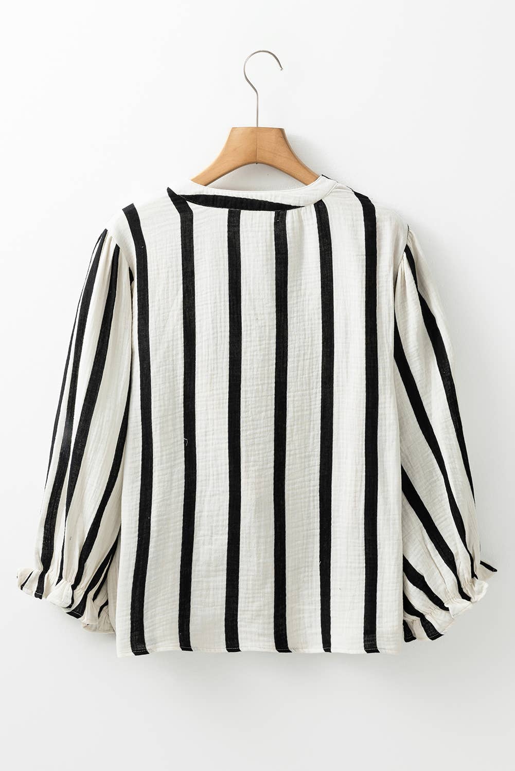 Textured Stripe Buttoned Front 100%Cotton Shirt | S-XL