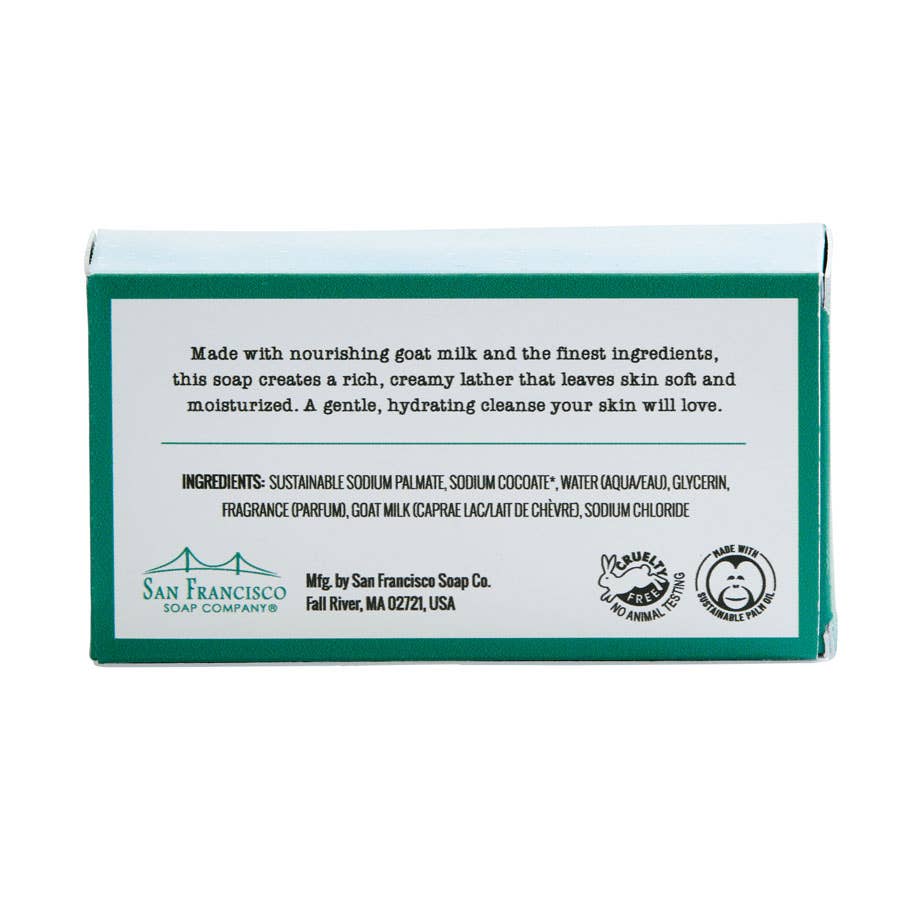 CHRISTMAS GOAT MILK SISSAL TREE BAR SOAP - SUGARED SPRUCE