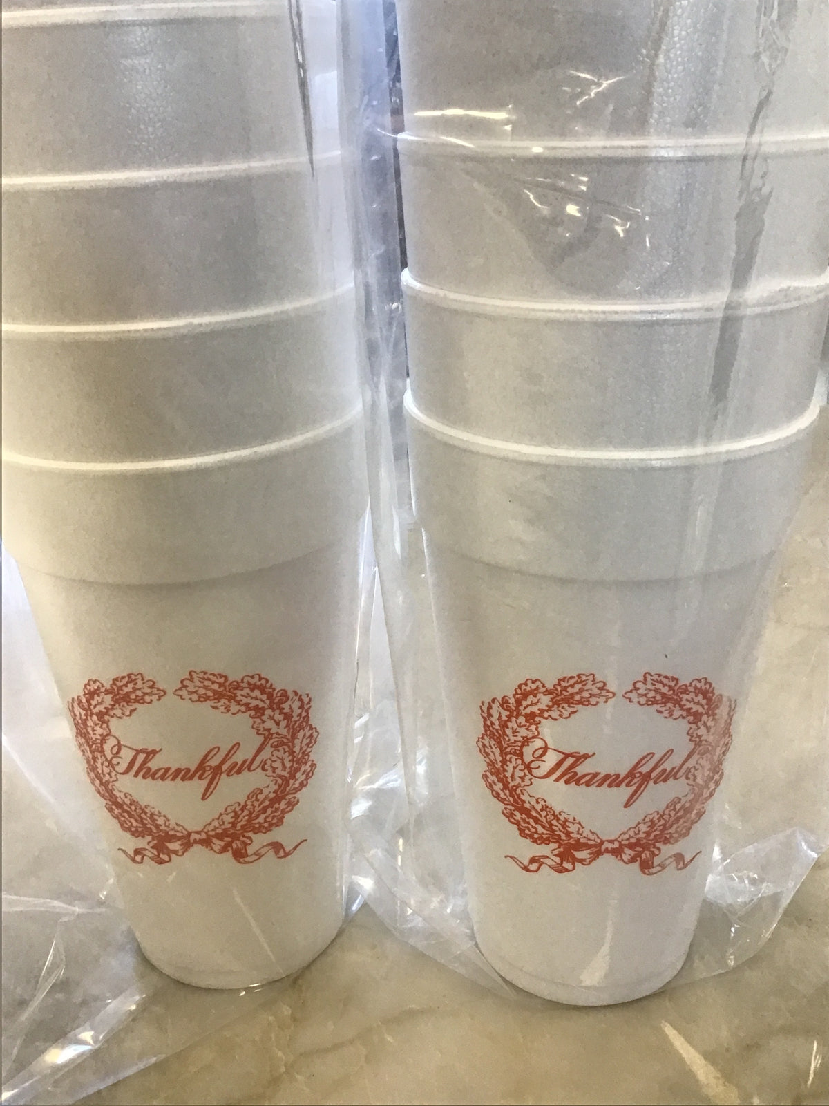 Thankful Foam Cups-KMK