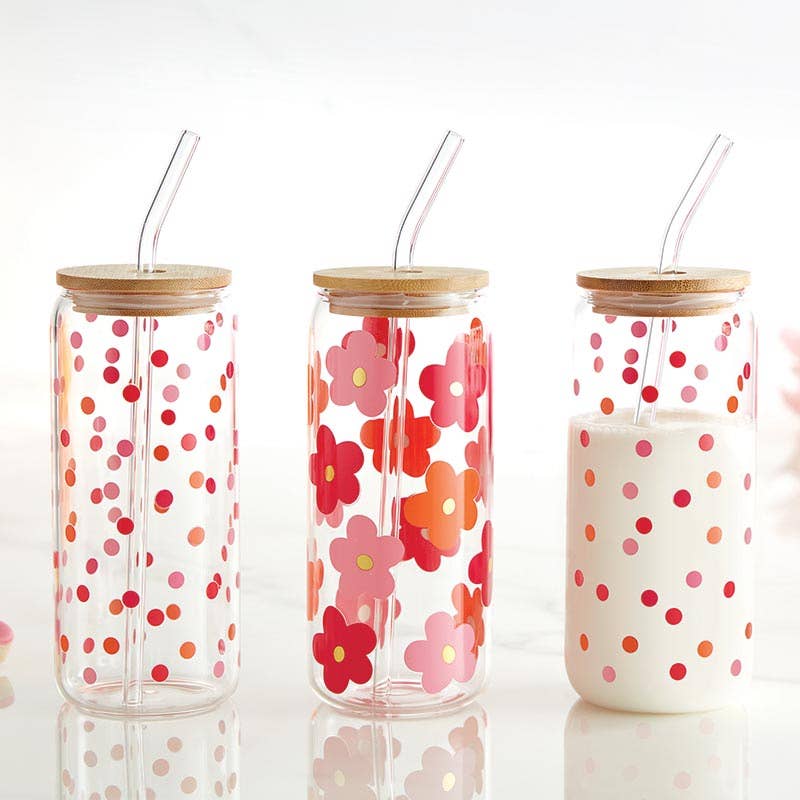 Glass Cold Brew Tumbler - Confetti