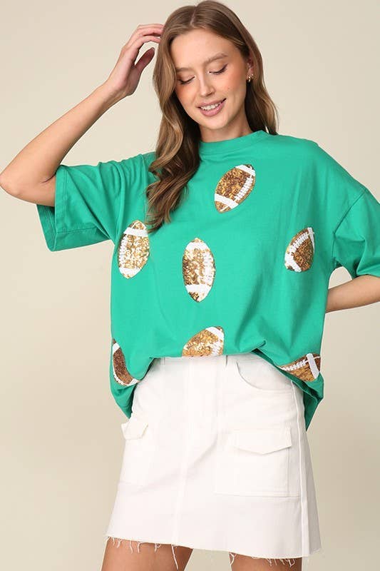 Game Day Dazzling Football T-shirt