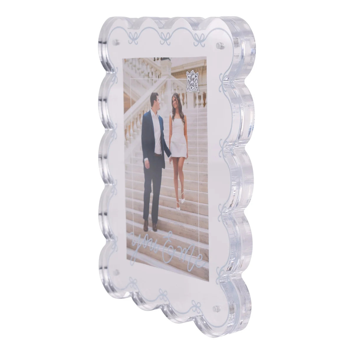You and Me Acrylic Scalloped Frame