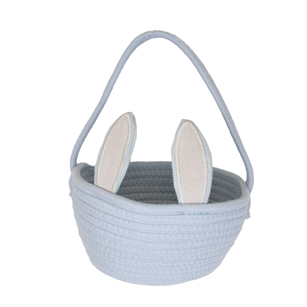 Hopkins Bunny Basket Blue/White 7.75x4.5