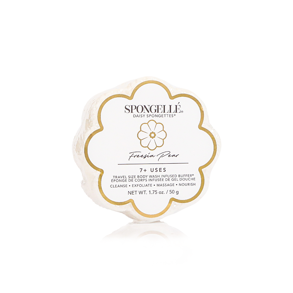 Freesia Pear Daisy Spongette | Spring Gifts