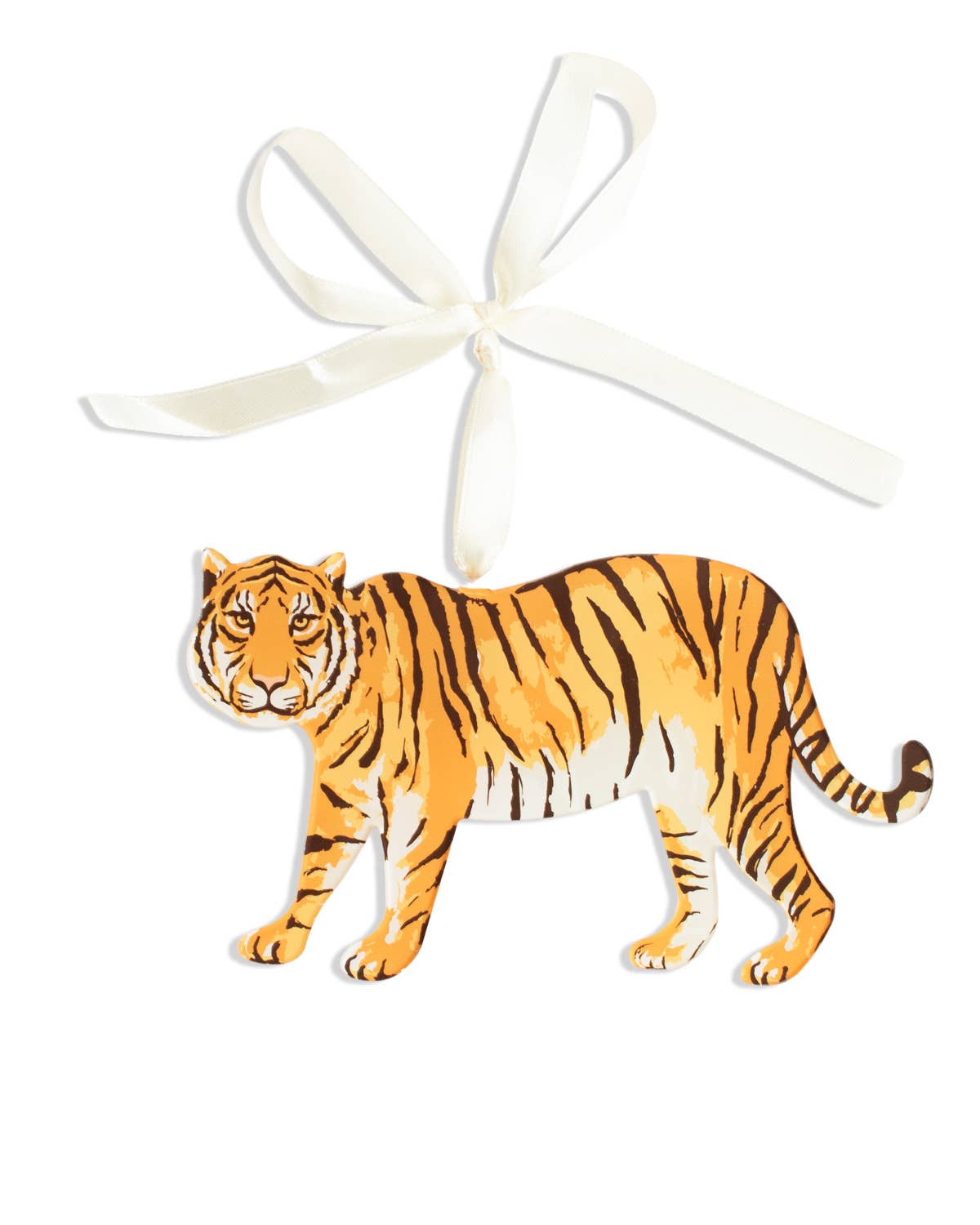 Tiger Acrylic Ornament Multi 5x2.9