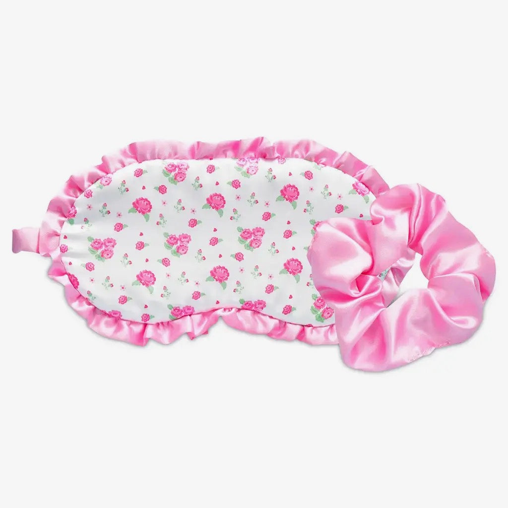 BP Pretty in Pink Eye Mask & Scrunchie Set