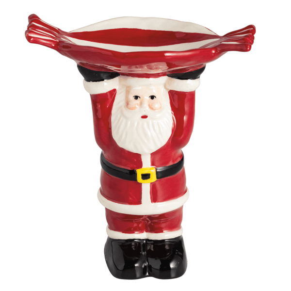 Figural Santa Candy Pedestal