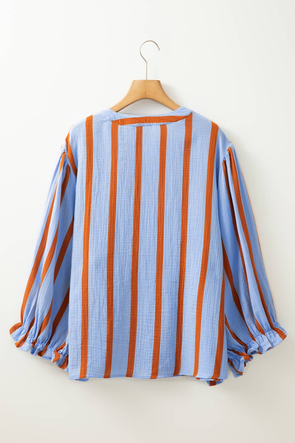 Textured Stripe Buttoned Front 100%Cotton Shirt | S-XL