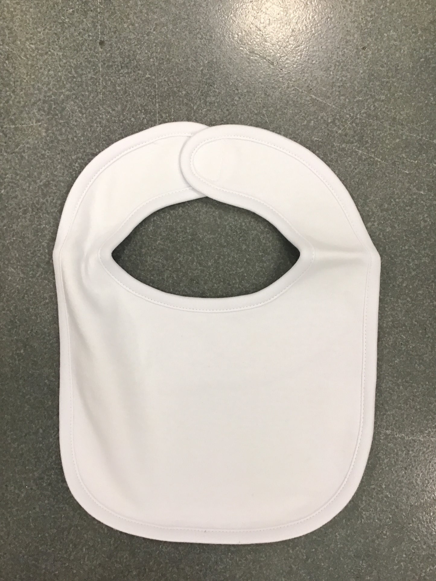 BBS White Bib-w/ Mono