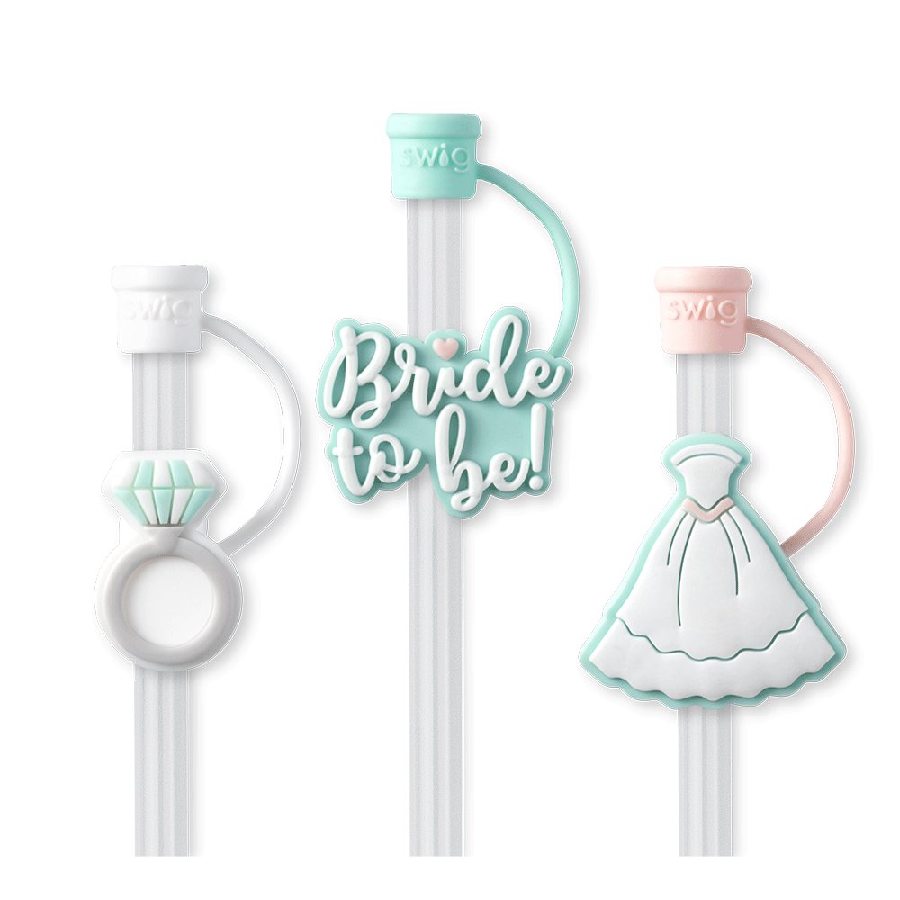 Bride to Be Straw Topper Set (Swig)