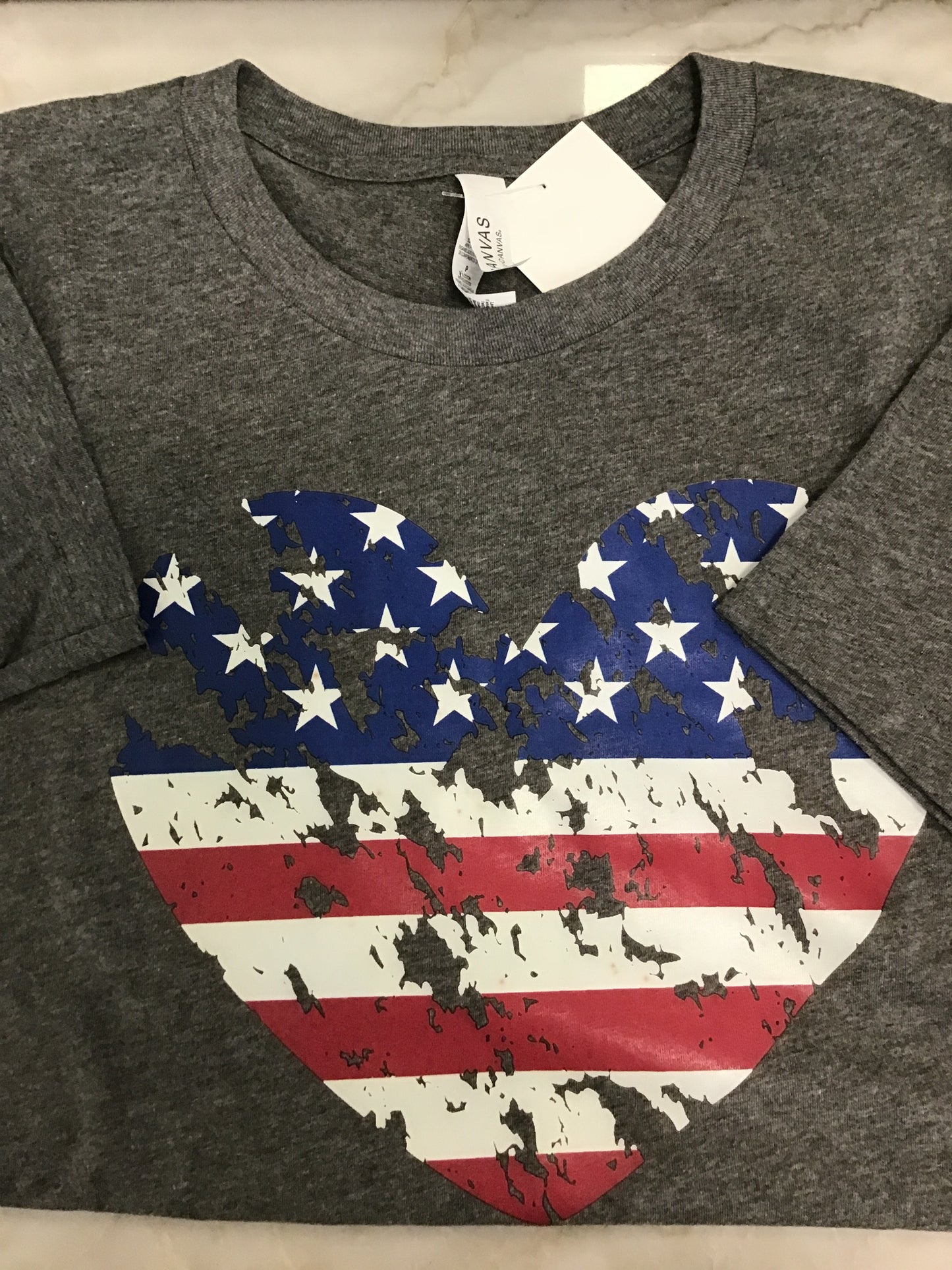 BBS Flag Heart Tee
