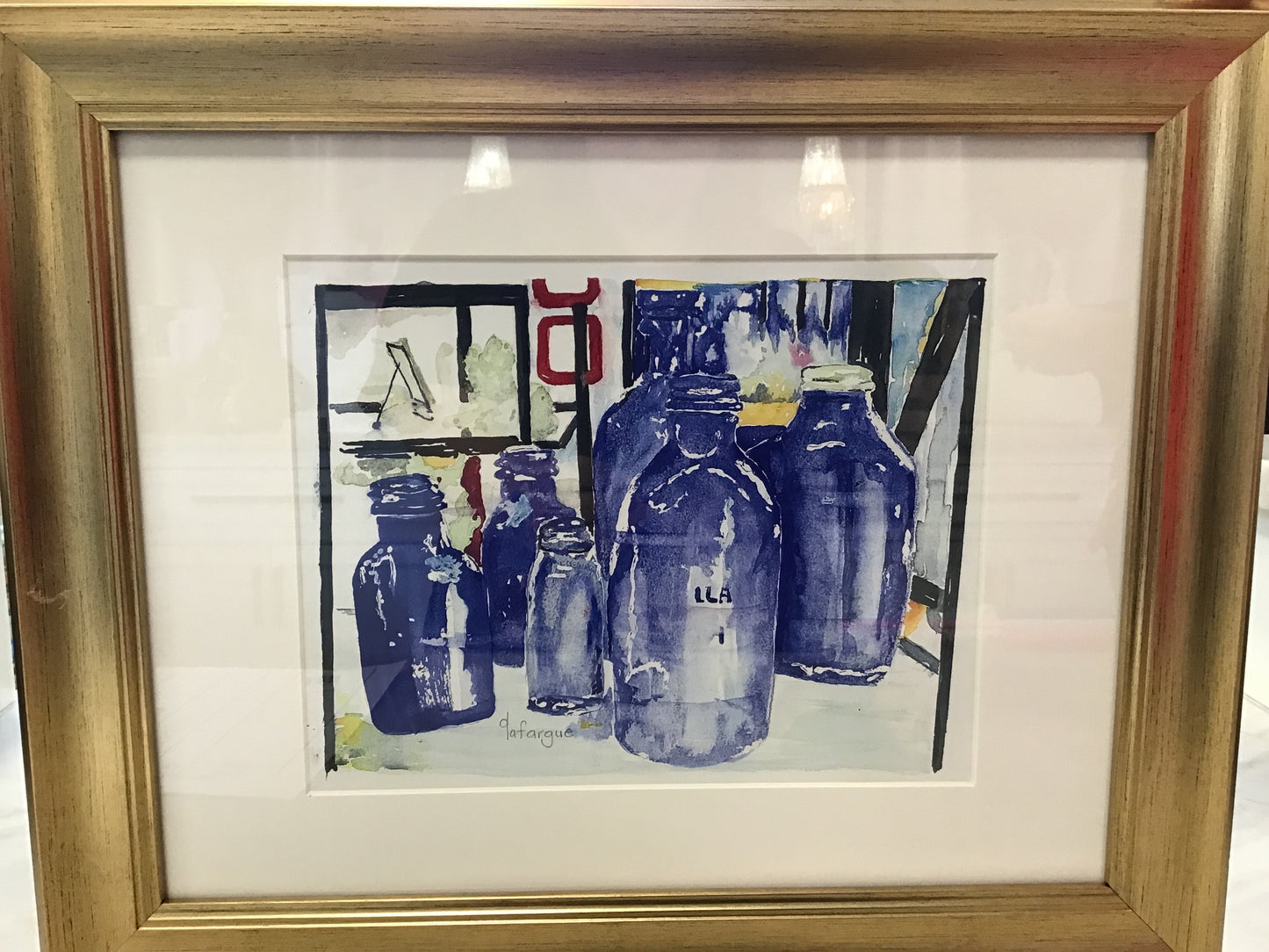 DL Blue Bottles 11x14