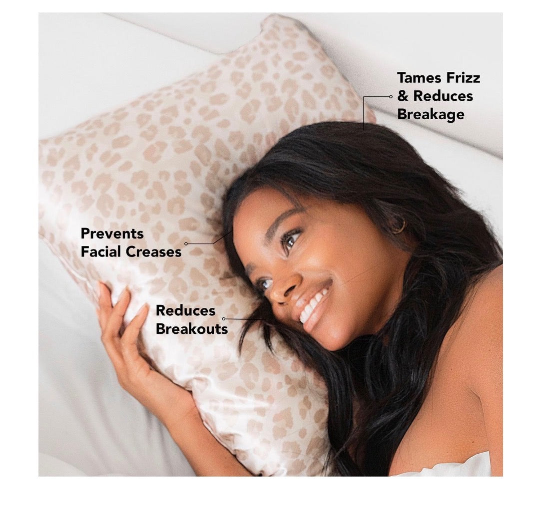 Satin Pillowcase - Leopard