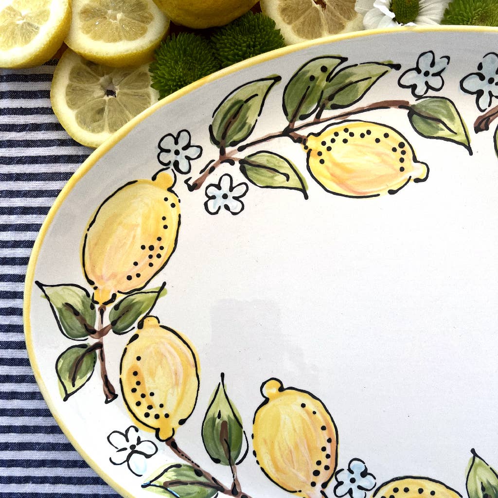 Lemon Oval Platter