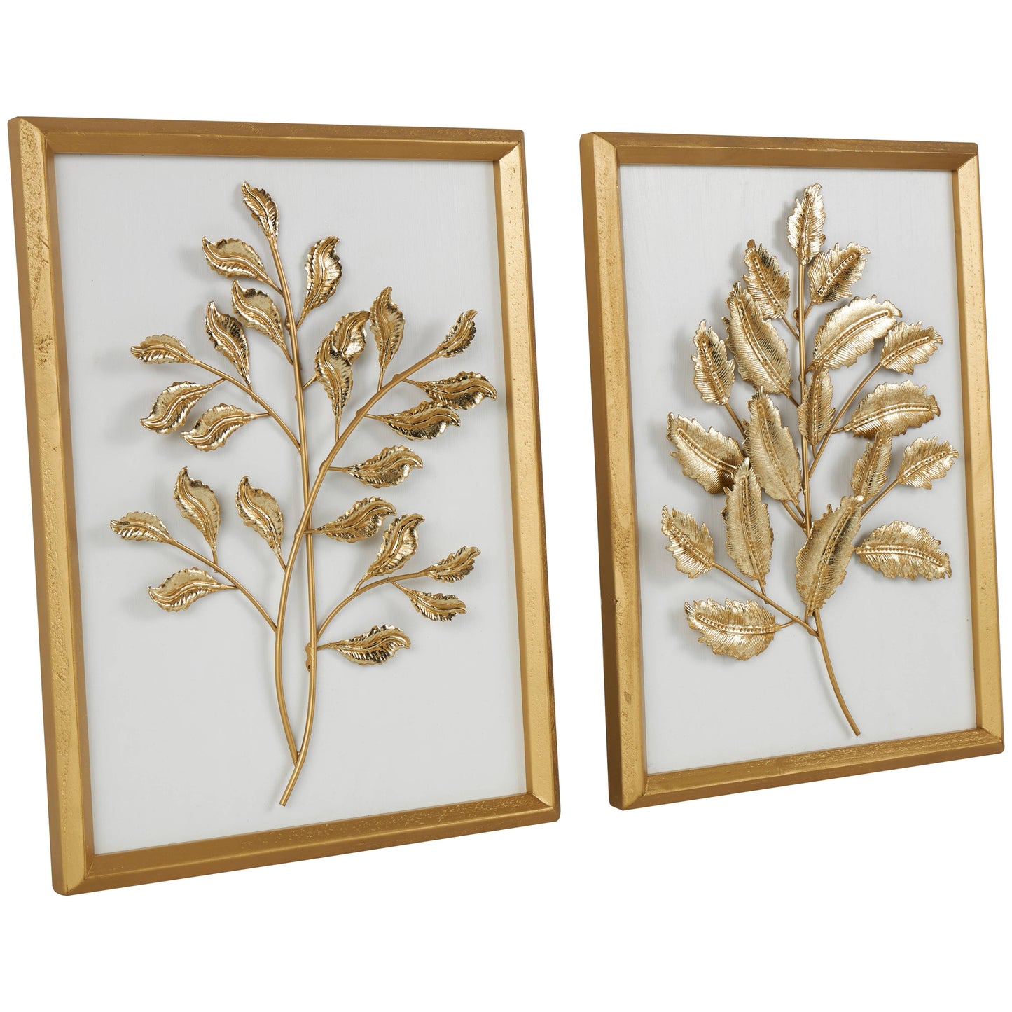Glam Gold Wood Wall Decor Set