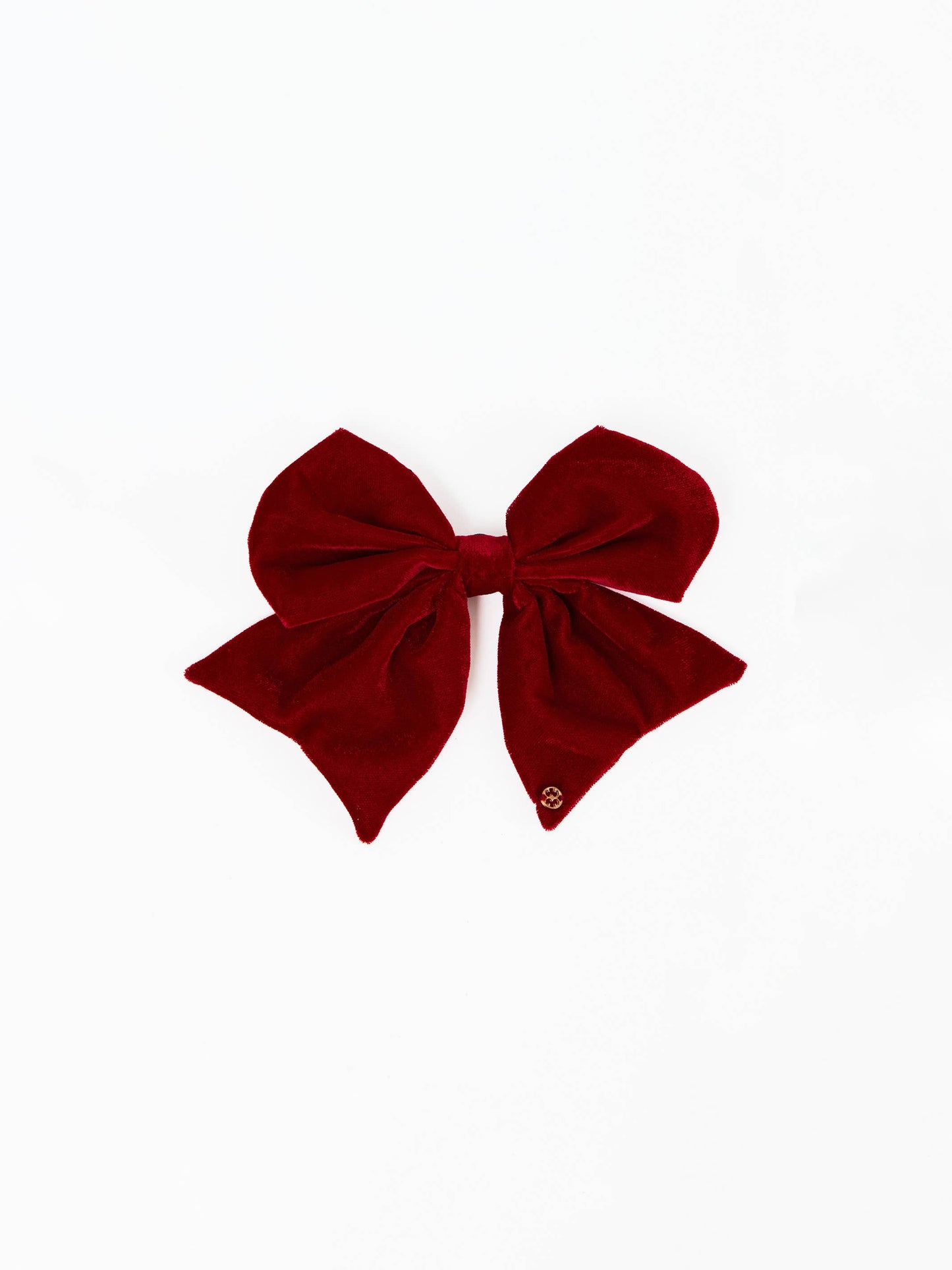 Magnetic Bow Velvet Red