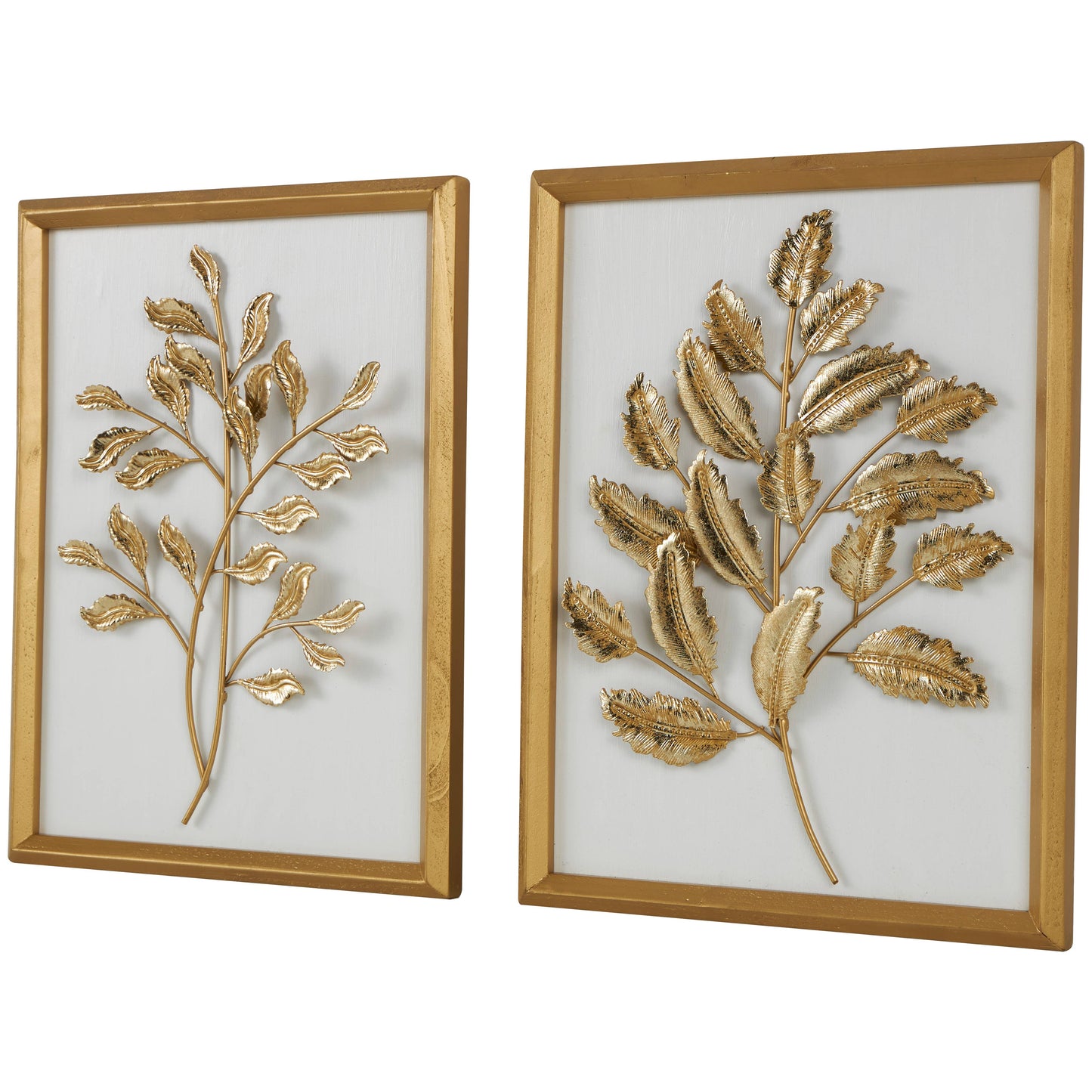 Glam Gold Wood Wall Decor Set