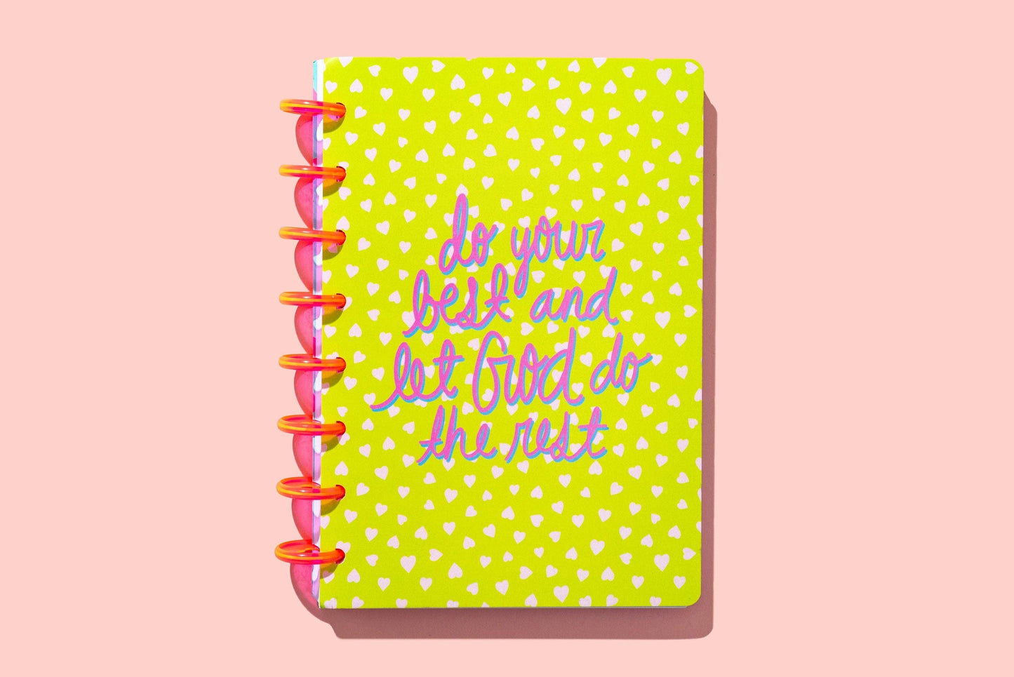 Spiral Disc Notebook - "Do Your Best..." - 200 Pages