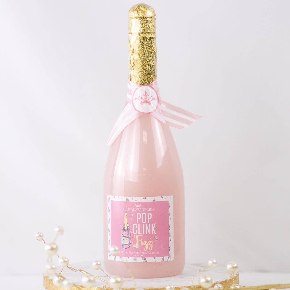Pop, Clink, Fizz Bubble Bath Bellini Scented 1000ml 34oz