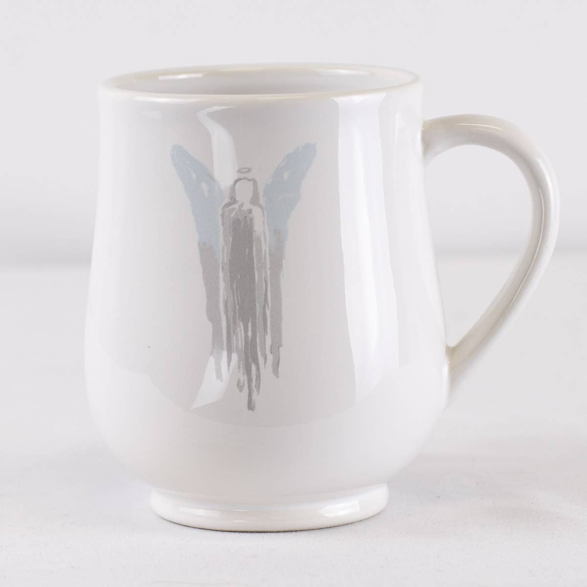 Angel Coffee Mug White/Ice/Gray 18oz