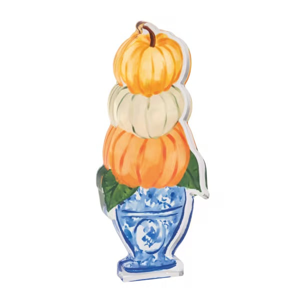 Three Pumpkins Acrylic Sitter