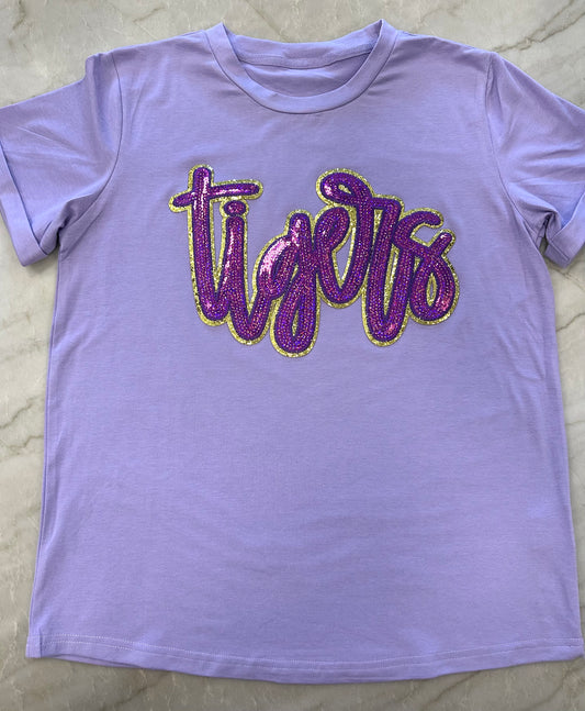Sequin Tiger Graphic T-Shirt