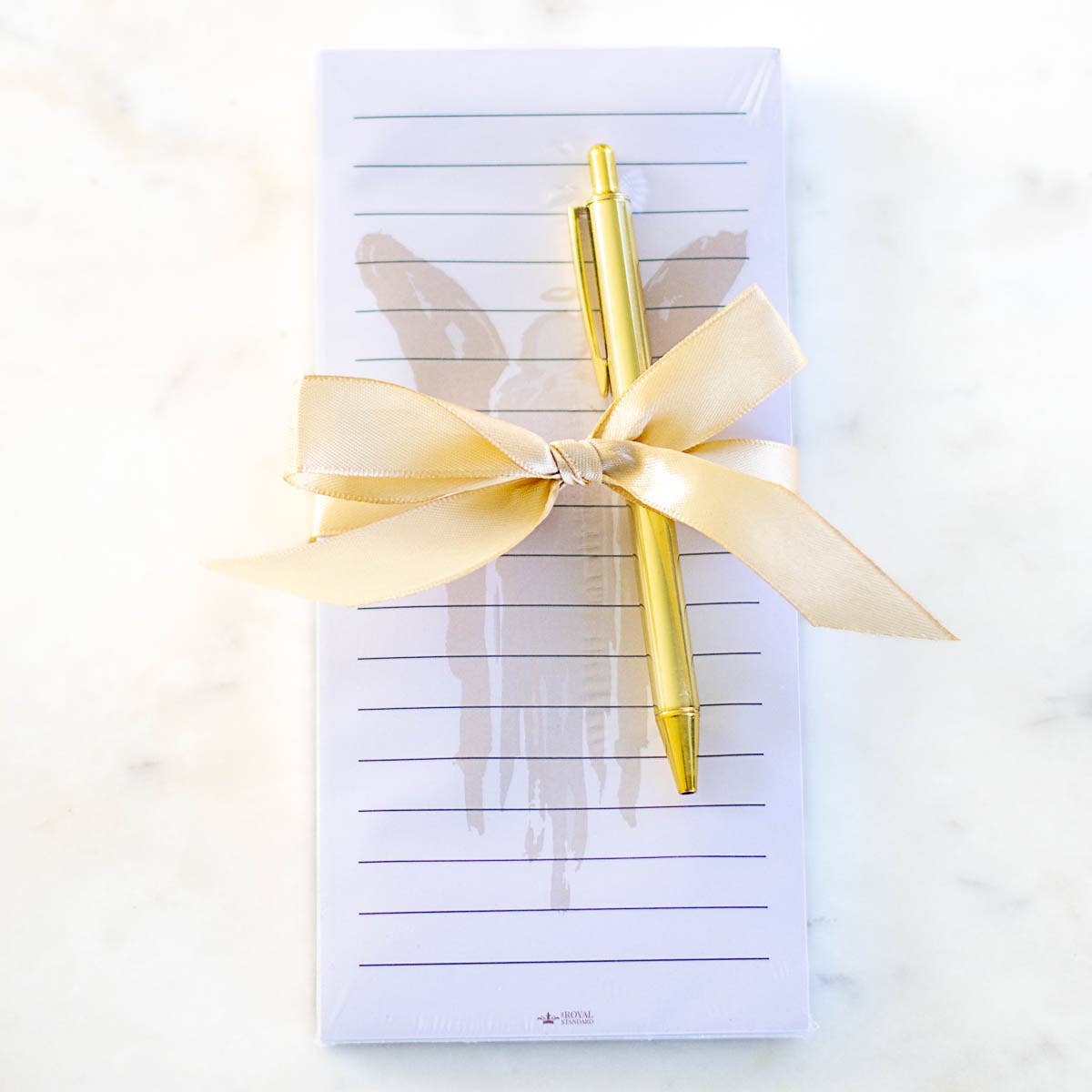 Guardian Angel Notepad Gift Set   White/Gold   4x8.5