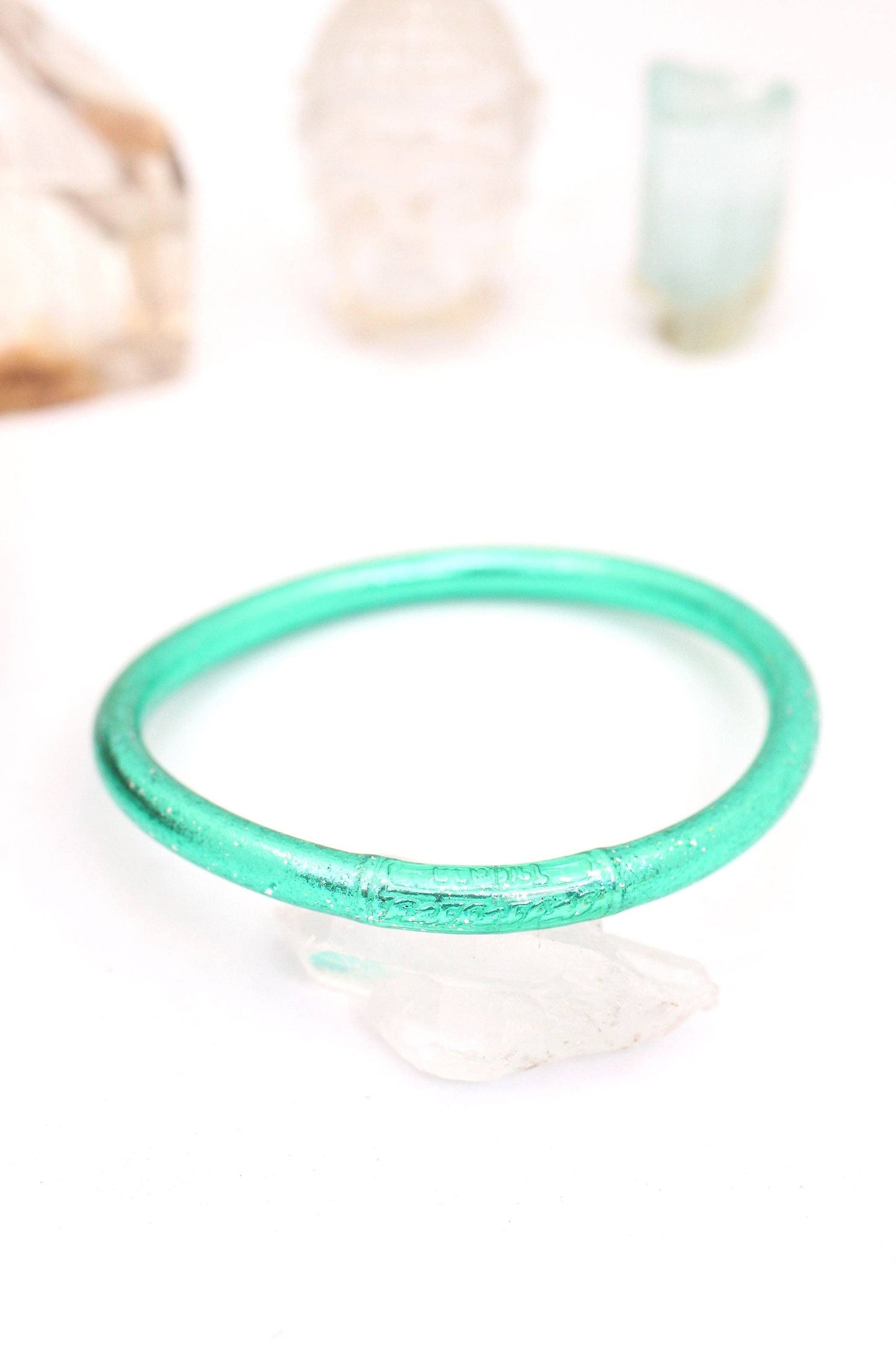 Single Rainbow Thai Buddhist Temple Bracelet, Mantra Bangle