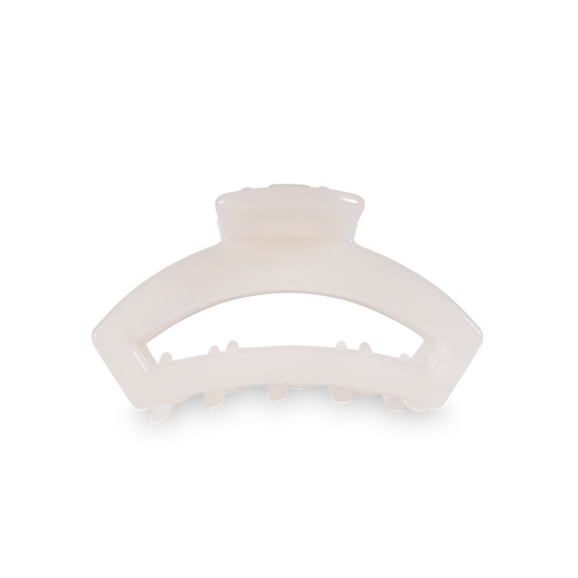 Open Coconut White Tiny Hair Clip