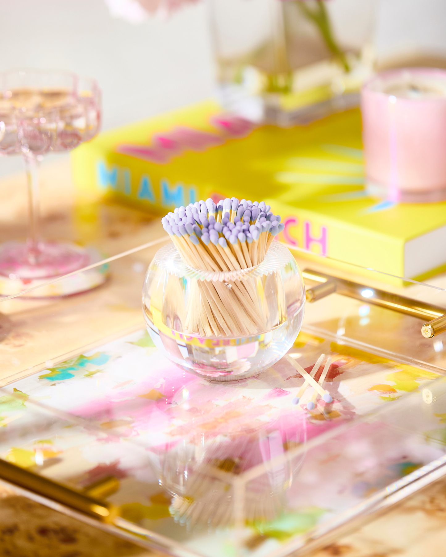 Round Match Striker | Lavender Matches