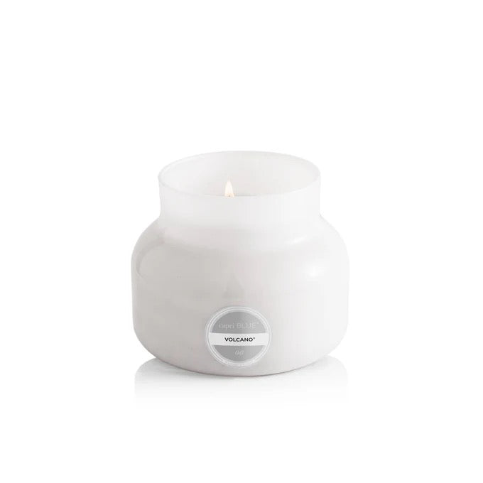 Volcano White Signature Jar Candle