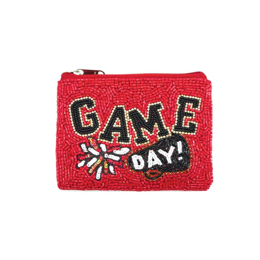 Red Biggest Fan Coin Purse