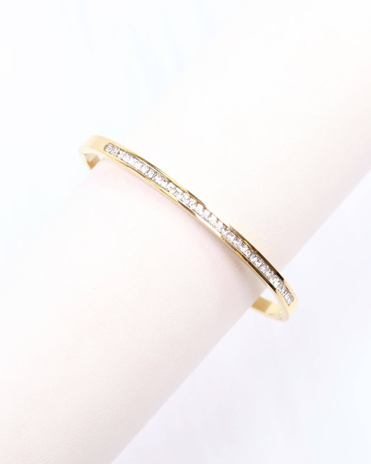 Nell Bangle Bracelet Gold