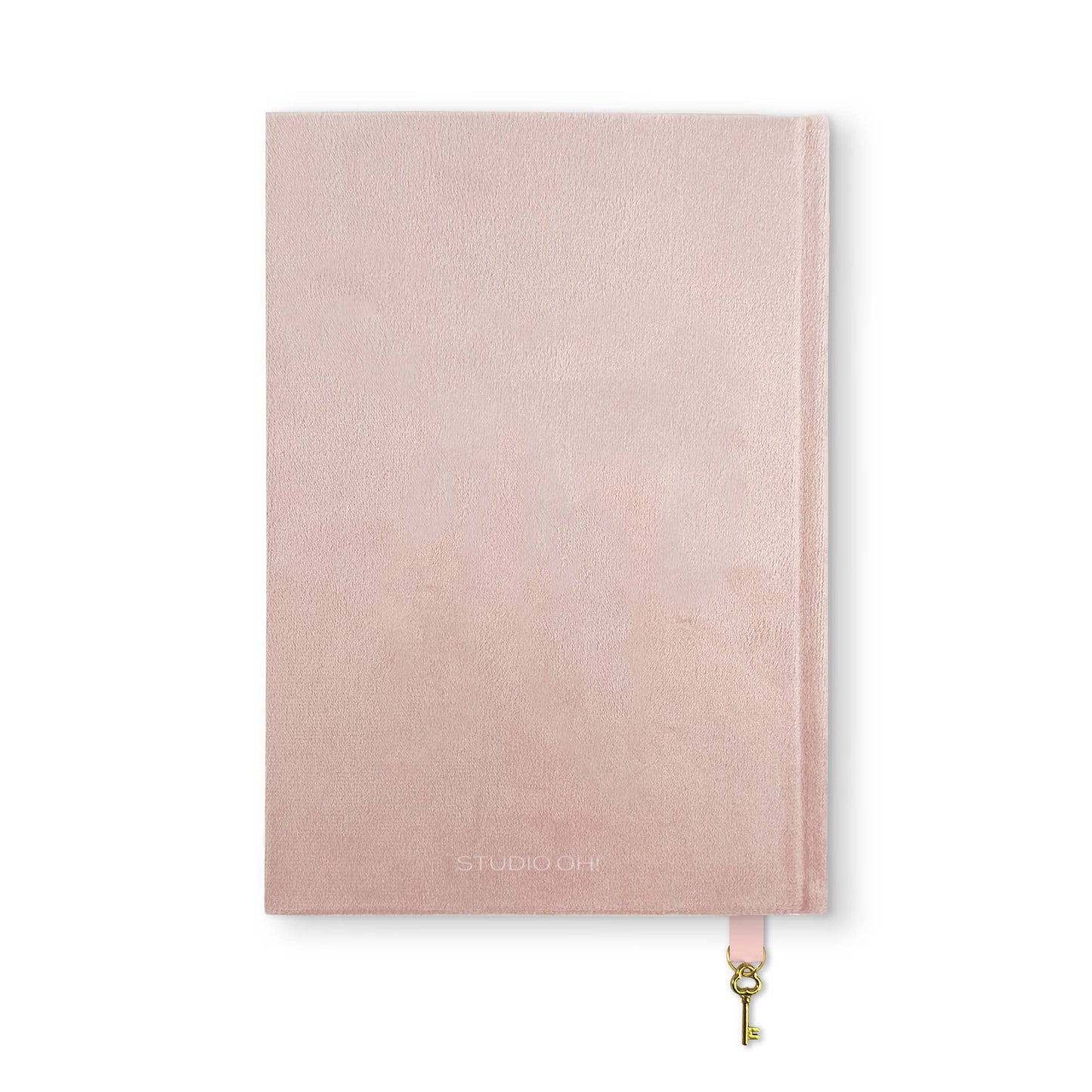 Sweetheart Pink Bow Olivia Velvet A5 Journal