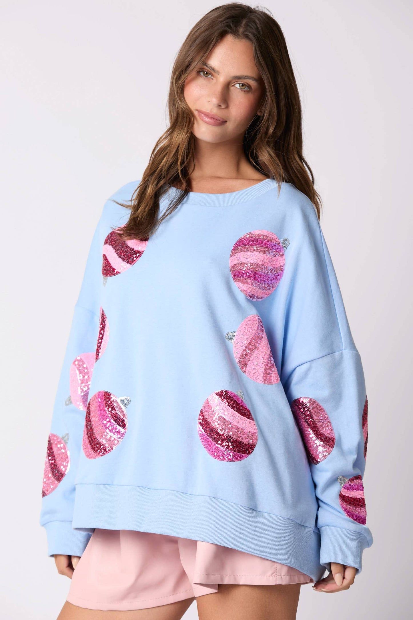 Embroidery Oversized Sweatshirts