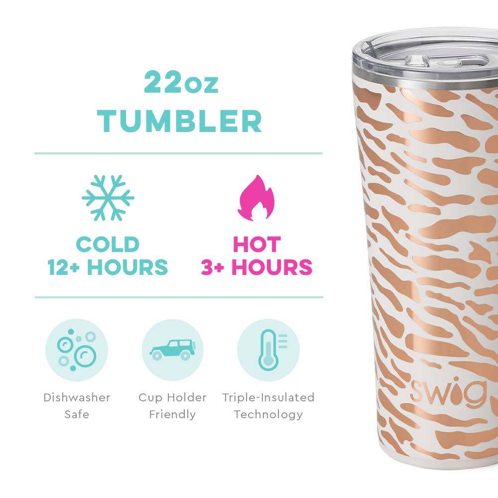 Glamazon Rose Tumbler (22oz)