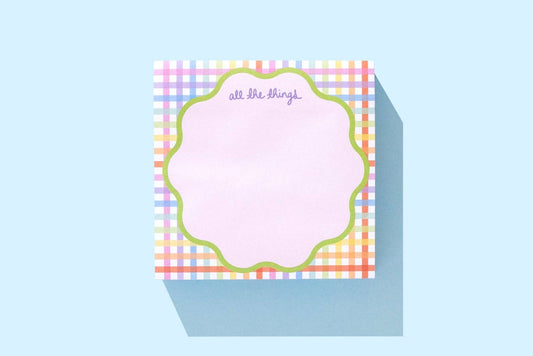 Sticky Notes Pad - "All the Things" - 300 Sheets
