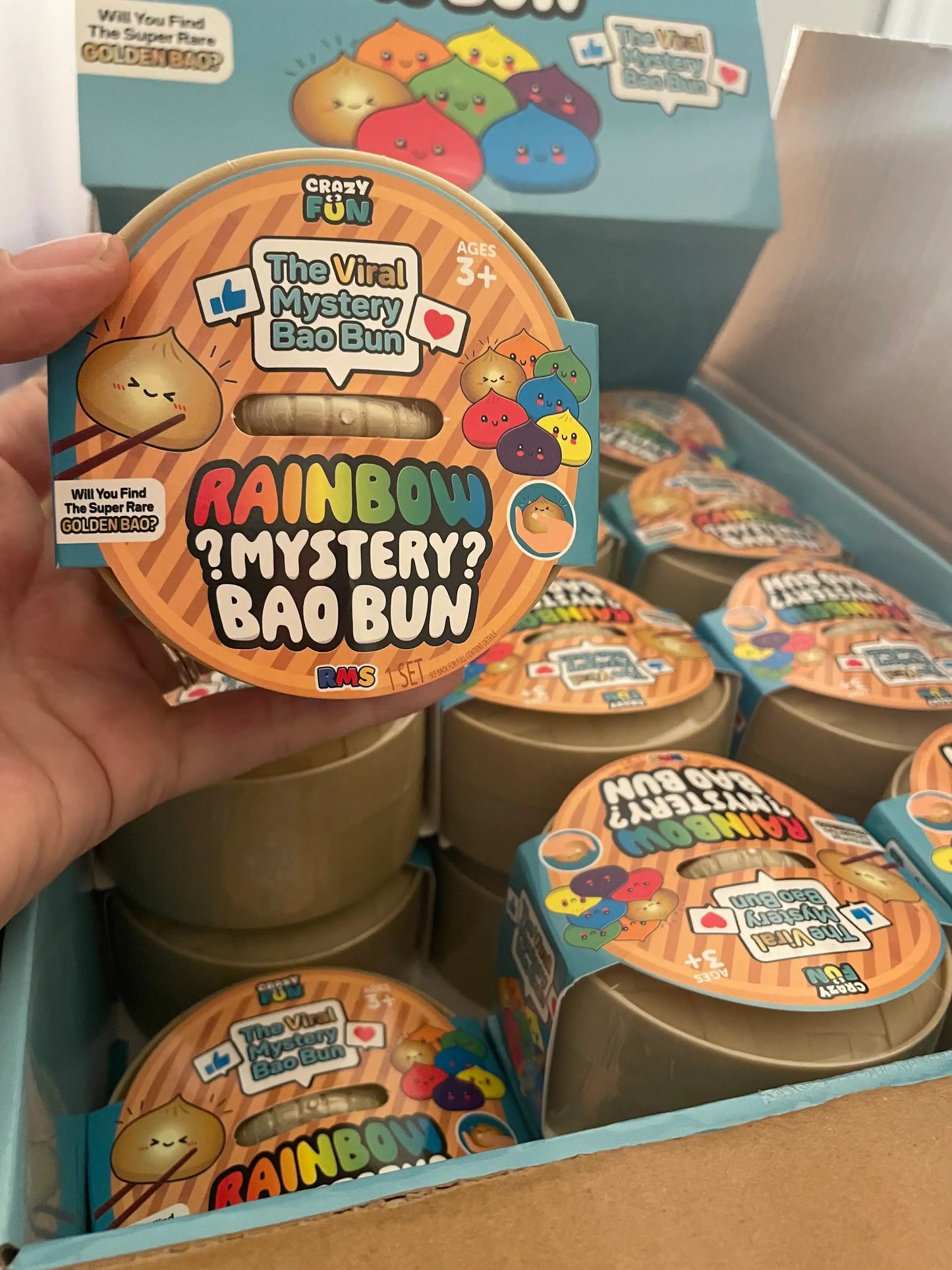 RMS® Crazy Fun™ Mystery Bao Bun – Rare Rainbow Chase