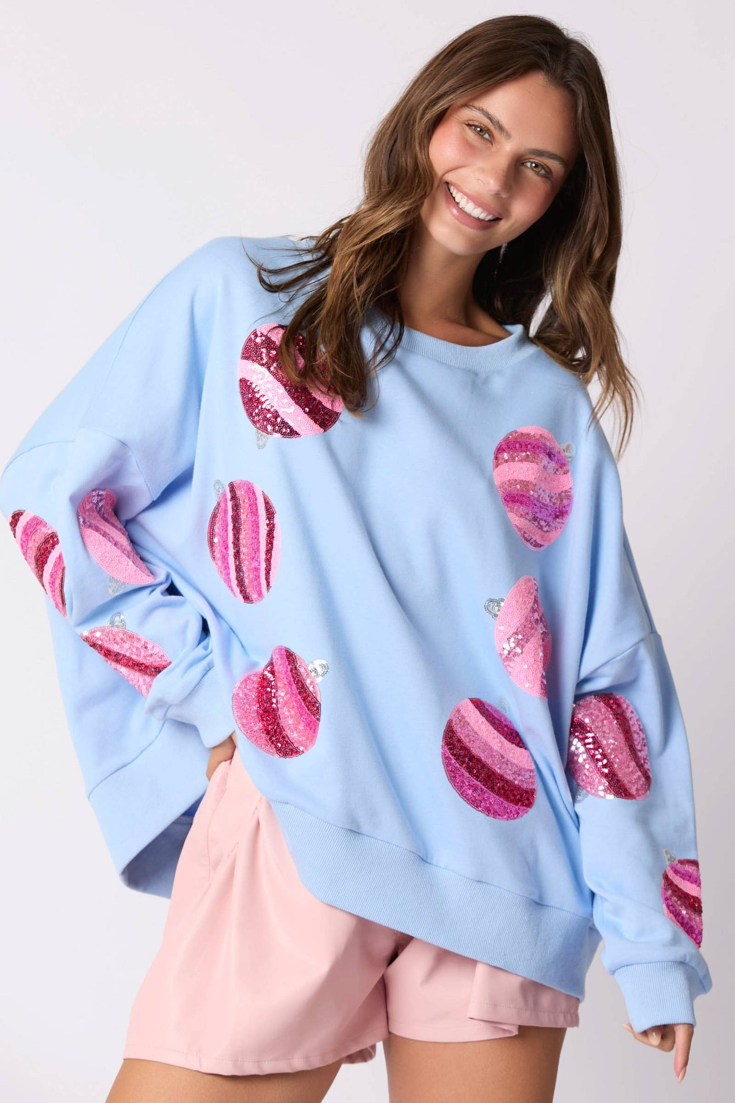 Embroidery Oversized Sweatshirts