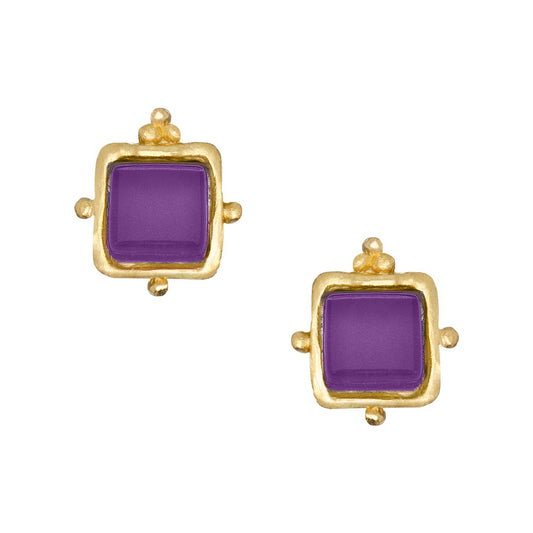 Charlotte Studs - Purple