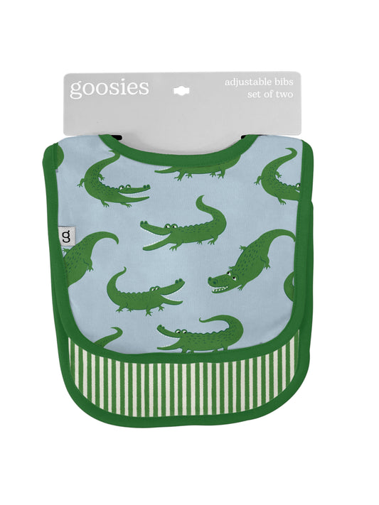 Blue Alligators Bib Set (5/15 Restock)