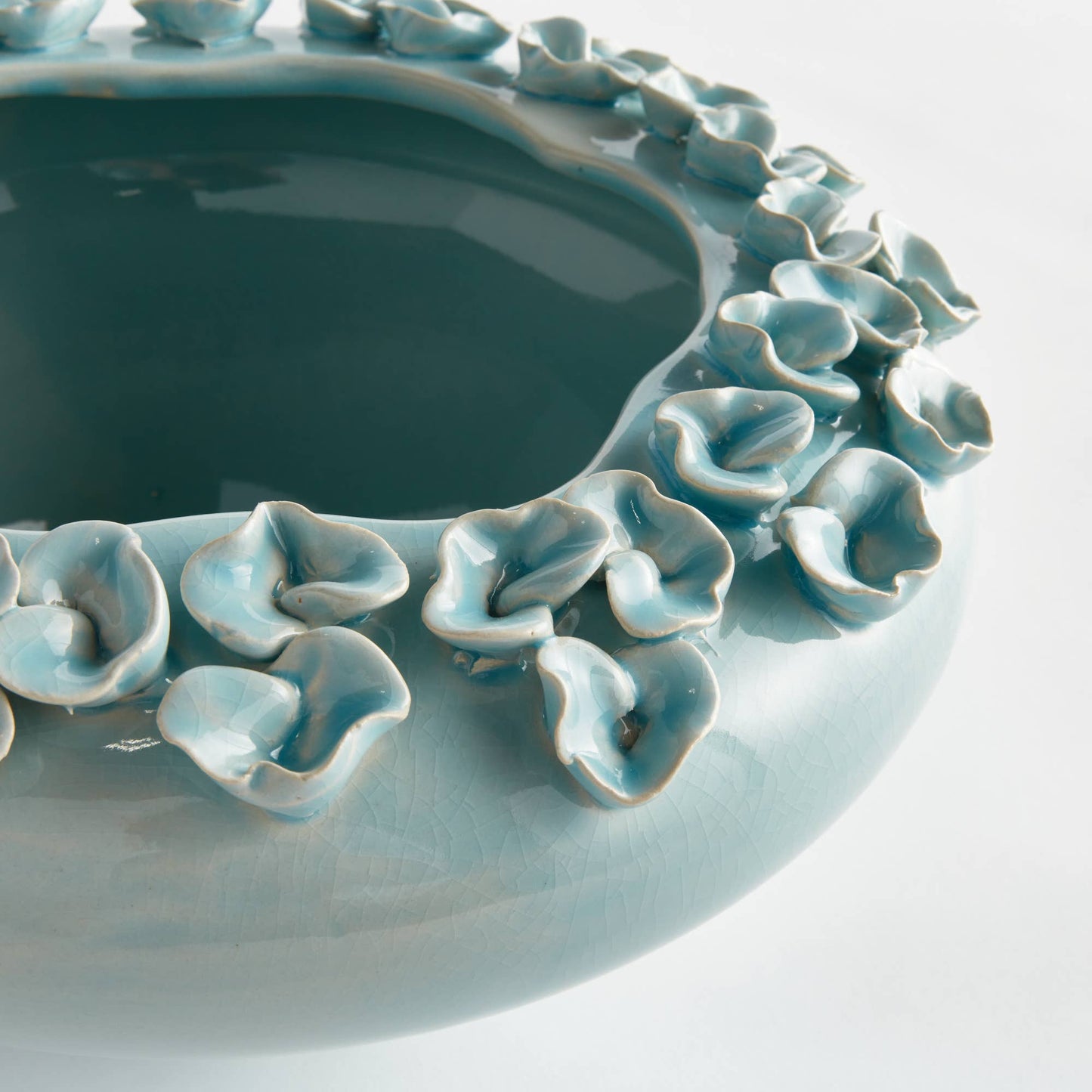 Petite Fleur Decorative Bowl, Blue