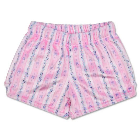 BP Floral Stripe Plush Shorts