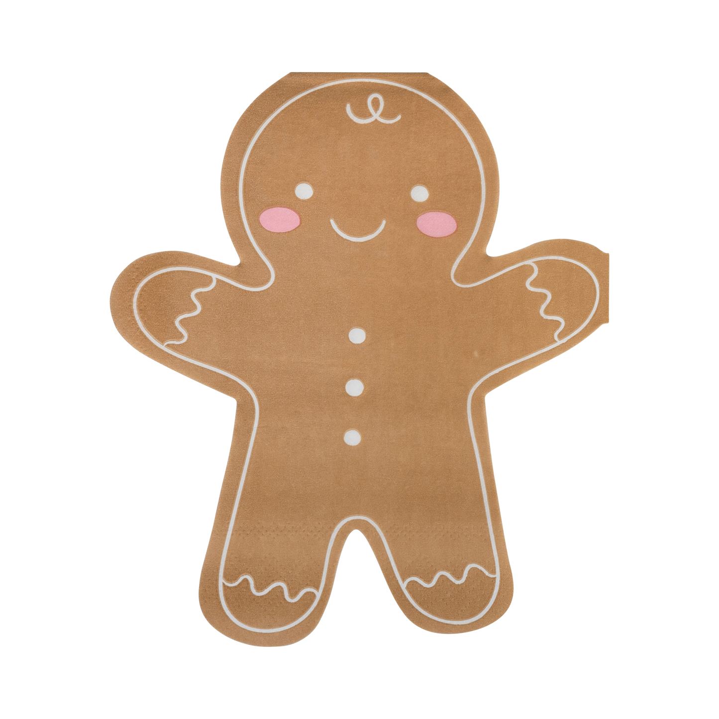 Shaped Ginger Man Guest Towel Napkin