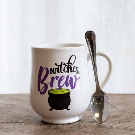 Witches Brew Coffee Mug   White/Multi   18oz