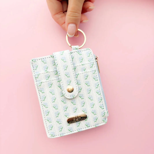 Blue Belle-Keychain Wallet