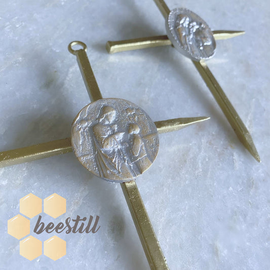 First Communion (boy) Nail Cross  