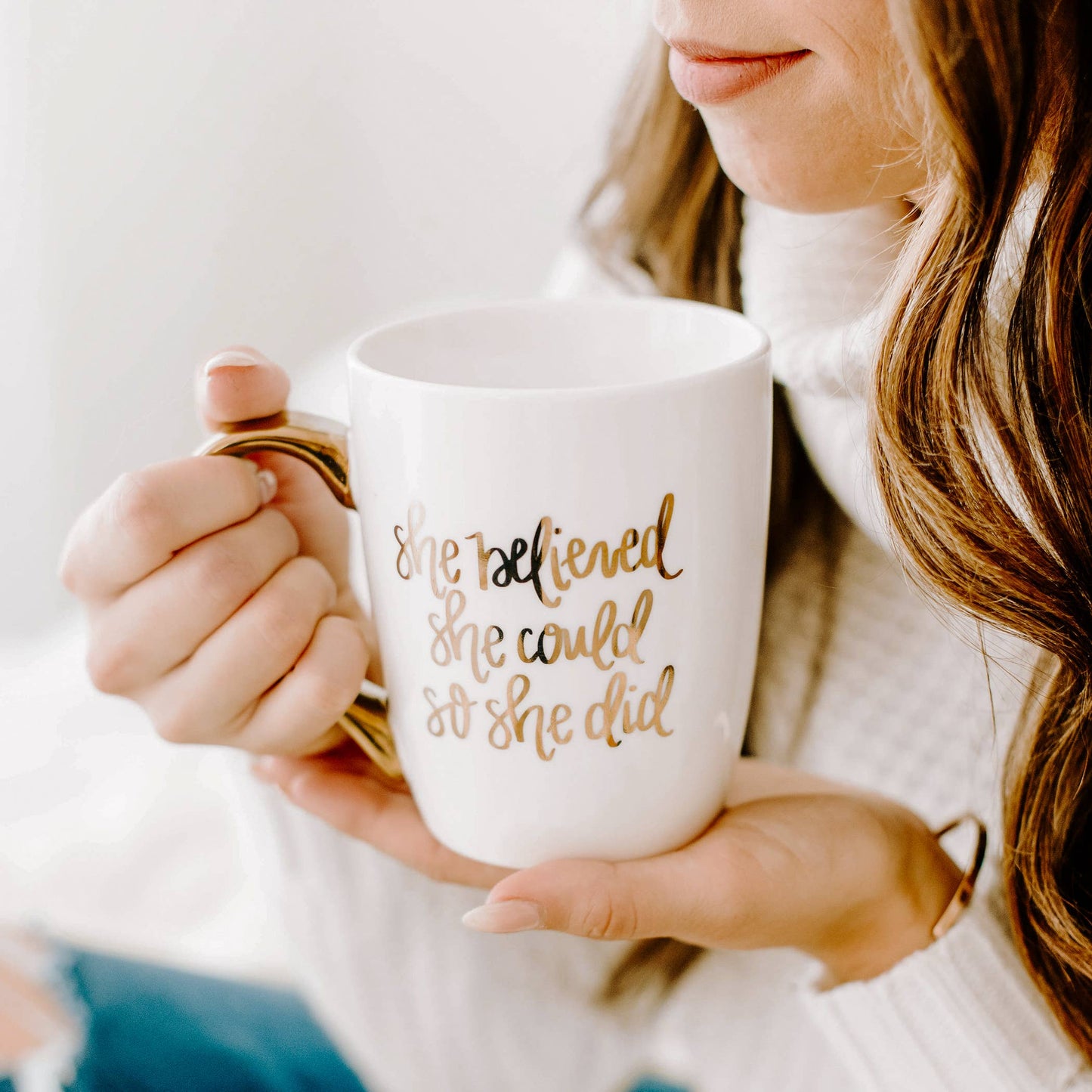 She Believed She Could Coffee Mug